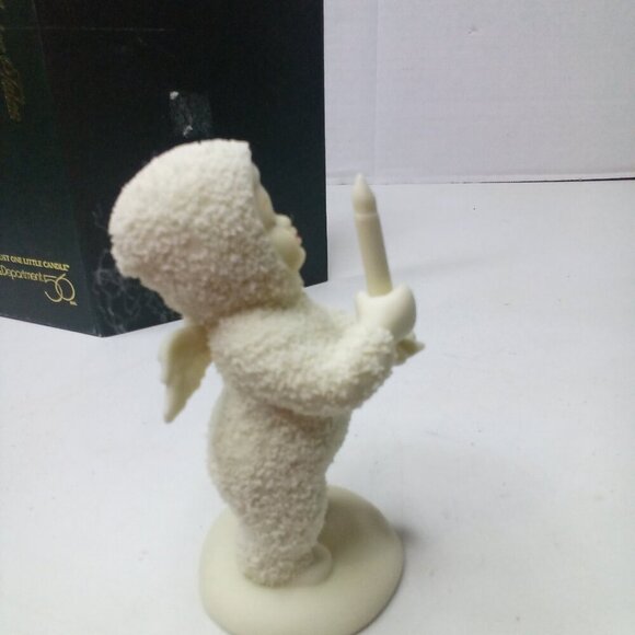 Department 56 Winter Tales Snowbabies Just One Little Candle Figurine Christmas - Picture 8 of 12